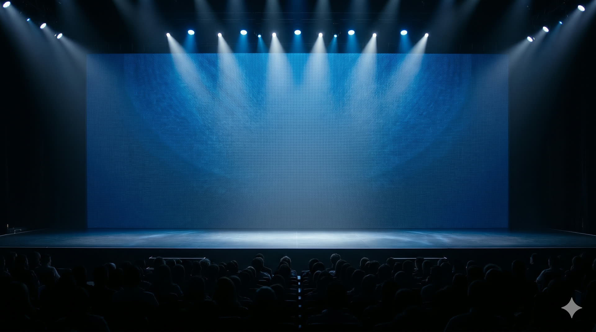 发布会舞台场景图示意